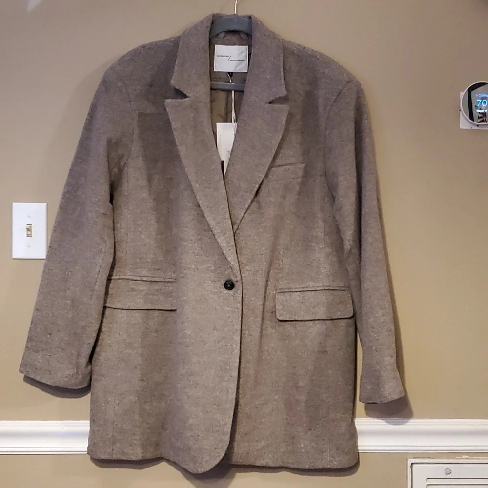 Vanessa Hong X Birgitte Herskind Wilma Blazer In Dark Morreto Size 4 NWT'S - Picture 5 of 16